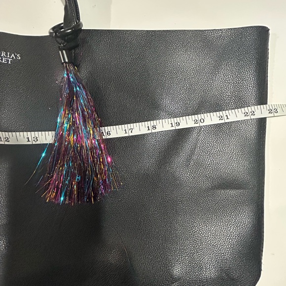 Victoria’s Secret Black Textured Tote – Spacious & Stylish - Picture 10 of 14